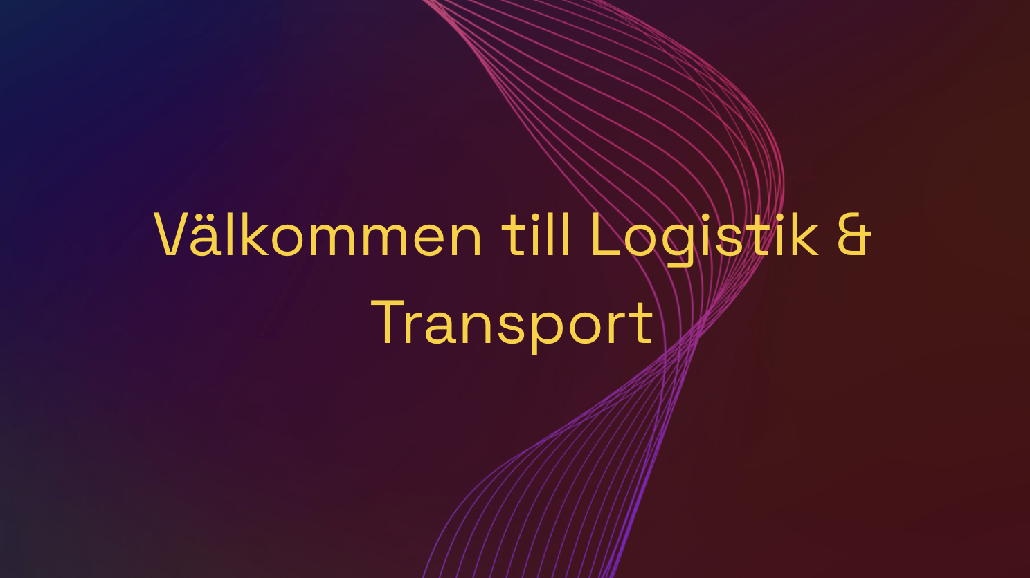 Transport och logistik